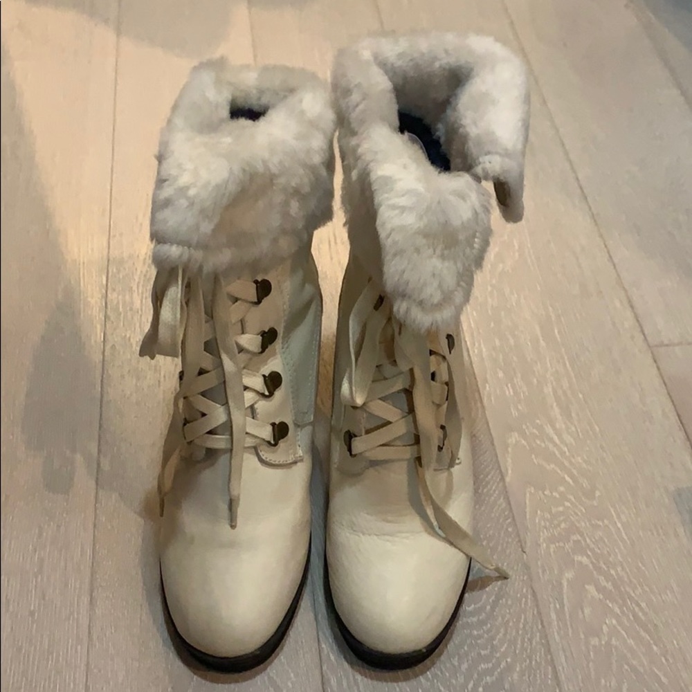 Warm boots! Wool inside.